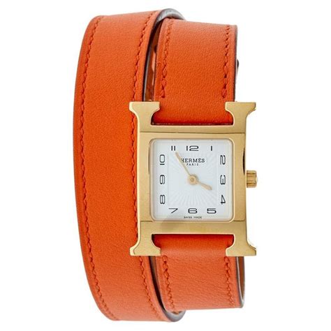 montre bracelet cuir femme hermes|hermes bracelets for women price.